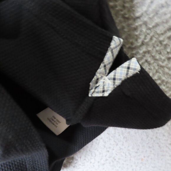 Ben Sherman Shirt Mens Medium Black Casual Short Sleeve Henley Pullover NWT - Picture 7 of 12